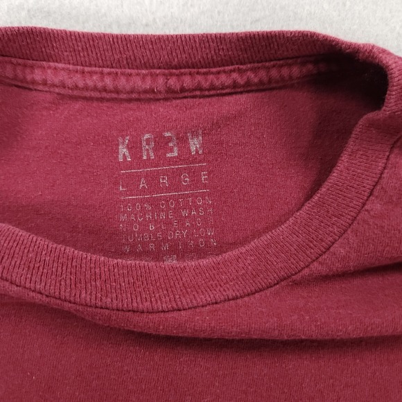 KR3W Skateboarding T-Shirt Mens Large Graphic Print - Picture 3 of 9